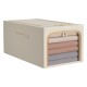 Cutie de Depozitare, Flippy, 31L, din In si Bumbac, Pliabila, Cadru din Otel, 45 x 30 x 23 cm, Kaki Cutie de Depozitare, Flippy, 31L, din In si Bumbac, Pliabila, Cadru din Otel, 45 x 30 x 23 cm, Kaki