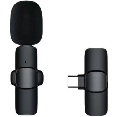 Microfon Lavalieră Wireless, Flippy, Bluetooth 5.0, 1 Microfon + 1 Receptor Tip C, Autonomie 1-3h, 70 dB, Baterie 50 mAh, Negru Microfon Lavalieră Wireless, Flippy, Bluetooth 5.0, 1 Microfon + 1 Receptor Tip C, Autonomie 1-3h, 70 dB, Baterie 50 mAh, Negru