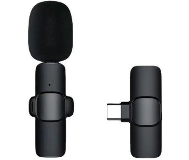 Microfon Lavalieră Wireless, Flippy, Bluetooth 5.0, 1 Microfon + 1 Receptor Tip C, Autonomie 1-3h, 70 dB, Baterie 50 mAh, Negru Microfon Lavalieră Wireless, Flippy, Bluetooth 5.0, 1 Microfon + 1 Receptor Tip C, Autonomie 1-3h, 70 dB, Baterie 50 mAh, Negru