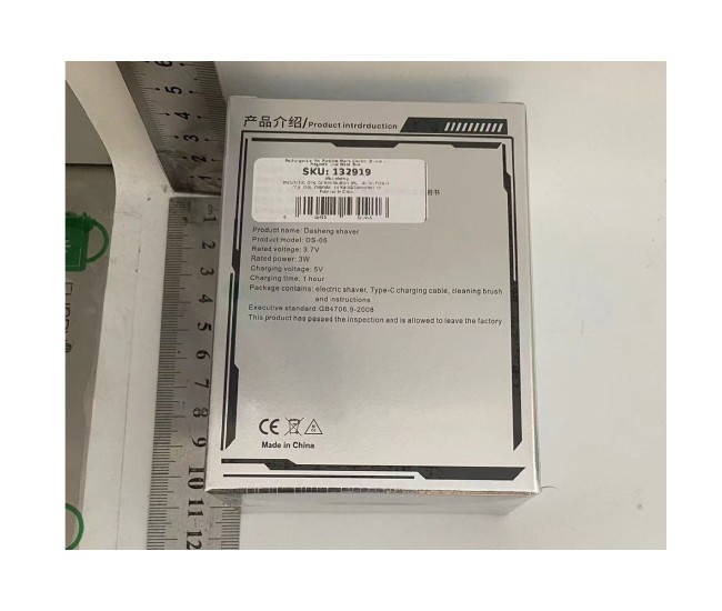 Mini Aparat de Ras Electric, Flippy, din ABS cu Fibra de Carbon, Portabil, Cap Rotativ Detasabil cu 2 Lame de Otel, Rezistent la Apa, Incarcare Type-C, Autonomie 45 min, Albastru