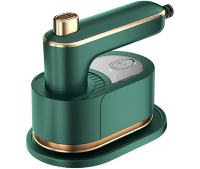 Mini Fier de Calcat, Flippy, Pliabil si Portabil, Calcare Verticala/Orizonala, cu Abur, 50 ml, 40W, 10.5 x 12 cm, Verde