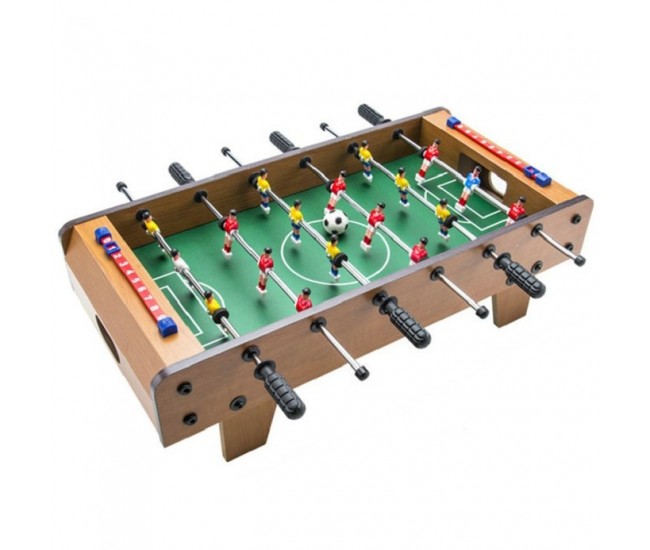 Mini Masa de Fotbal cu Teren si 18 Jucatori Flippy, 6 Manere, cu Tablou pentru Scor, din Metal, Lemn si ABS, 50 x 25 x 16 cm, cu Picioruse, pentru copii/adulti Mini Masa de Fotbal cu Teren si 18 Jucatori Flippy, 6 Manere, cu Tablou pentru Scor, din Metal, Lemn si ABS, 50 x 25 x 16 cm, cu Picioruse, pentru copii/adulti