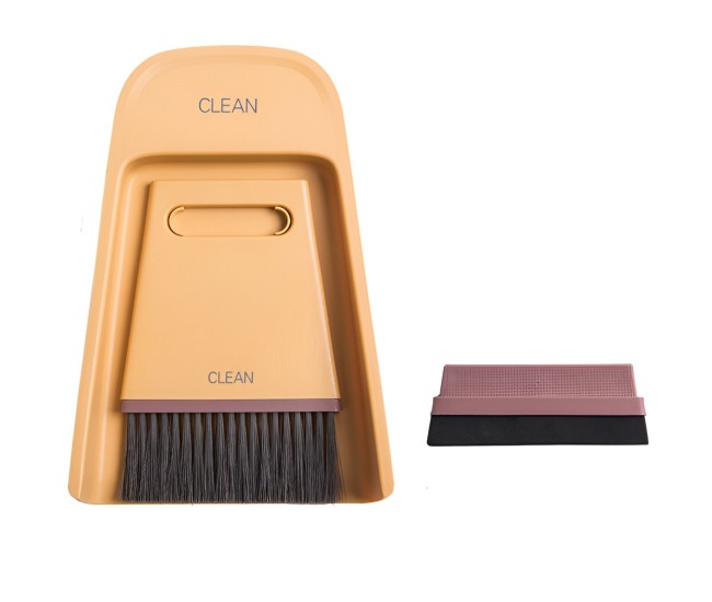 Set Mini Matura si Faras, Flippy, Uz Casnic, Doua Perii, pentru Birou, Bucatarie, Casa, 19.5x13.8x3.6 cm, Galben Set Mini Matura si Faras, Flippy, Uz Casnic, Doua Perii, pentru Birou, Bucatarie, Casa, 19.5x13.8x3.6 cm, Galben