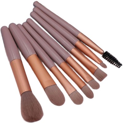 Mini Set Portabil 8 Pensule pentru Machiaj Flippy, Super Soft, Makeup Profesional/Incepatori, Maner Ergonomic, Gentuta Depozitare Inclusa, Maro Mini Set Portabil 8 Pensule pentru Machiaj Flippy, Super Soft, Makeup Profesional/Incepatori, Maner Ergonomic, Gentuta Depozitare Inclusa, Maro