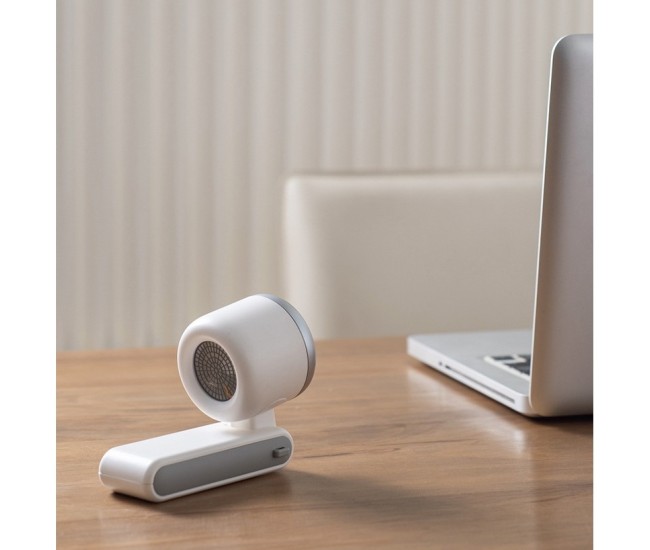 Mini Ventilator Portabil, Flippy, 5 Trepte de Viteza, Afisaj Digital, Incarcare USB, 5V, 2A, 5.95 x 5.2 x 17.2 cm, Alb Mini Ventilator Portabil, Flippy, 5 Trepte de Viteza, Afisaj Digital, Incarcare USB, 5V, 2A, 5.95 x 5.2 x 17.2 cm, Alb