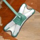 Mop Plat cu Laveta din Microfibra, Flippy, Pentru Uz Casnic, Sistem de Stoarcere X, Tija Telescopica 140 cm, Rotire 360°,38 x 140 cm, Verde