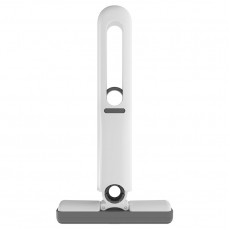Mop de mână Flippy, mini portabil, cu sistem de stoarcere, dispozitiv de curățare manuală, cu burete absorbant, material PVA, suprafețe și ferestre multiple, 29,5 x 15,5 cm, alb Culoare: Patentat [mop mic + 2 PU care nu se întăresc niciodată Mian Tou]