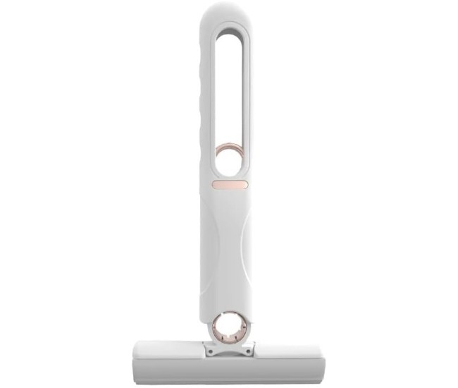 Mop de mana Flippy, mini-portabil, cu sistem de stoarcere, dispozitiv de curatat manual, cu burete absorbant, material PVA, multisuprafete si geamuri, 29.5 x 15.5 cm, alb Mop de mana Flippy, mini-portabil, cu sistem de stoarcere, dispozitiv de curatat manual, cu burete absorbant, material PVA, multisuprafete si geamuri, 29.5 x 15.5 cm, alb