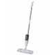 Mop plat, Flippy, cu pulverizator, pentru uz casnic, plastic, rezerva de mop din microfibra, 125x40 cm, Alb/Negru Mop plat, Flippy, cu pulverizator, pentru uz casnic, plastic, rezerva de mop din microfibra, 125x40 cm, Alb/Negru