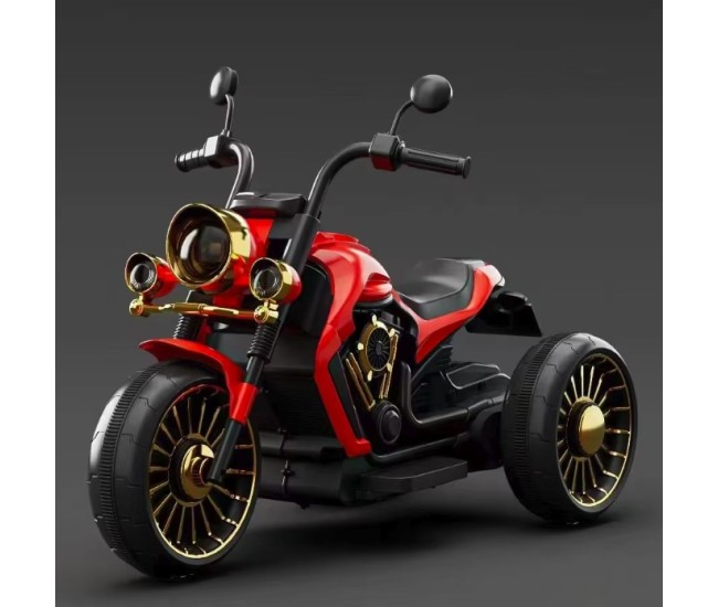 Tricicleta Electrica pentru Copii, Flippy, cu 2 Acumulatoare 380*2, 6V 4.5, Sistem Anti-Rasturnare, Sistem de Lumini si Sunet, 6-8 Ani, 93 x 48 x 63 cm, Rosu Negru Tricicleta Electrica pentru Copii, Flippy, cu 2 Acumulatoare 380*2, 6V 4.5, Sistem Anti-Rasturnare, Sistem de Lumini si Sunet, 6-8 Ani, 93 x 48 x 63 cm, Rosu Negru