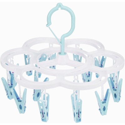 Uscator de Rufe Suspendat Flippy, cu 16 Carlige, Rotire 360 Grade, Mateiral Plastic, Usor de Depozitat, Multifunctional, 26 x 21 cm, Albastru Uscator de Rufe Suspendat Flippy, cu 16 Carlige, Rotire 360 Grade, Mateiral Plastic, Usor de Depozitat, Multifunctional, 26 x 21 cm, Albastru