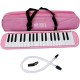 Muzicuta Melodica 32 Clape, Flippy, din ABS, pentru Incepatori, 45 x 13 x 7 cm, Include Husa si Suflator, Roz Muzicuta Melodica 32 Clape, Flippy, din ABS, pentru Incepatori, 45 x 13 x 7 cm, Include Husa si Suflator, Roz