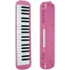 Muzicuta Melodica 32 Clape, Flippy, din ABS, pentru Incepatori, 45 x 13 x 7 cm, Include Husa si Suflator, Roz Muzicuta Melodica 32 Clape, Flippy, din ABS, pentru Incepatori, 45 x 13 x 7 cm, Include Husa si Suflator, Roz