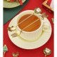Set 4 Furculite, Flippy, Tema Craciun, Model Carry The Merry, 4 Modele, din Otel Inoxidabil, 19.5 x 16 x 2 cm, Multicolor