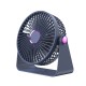Ventilator 2in1, Flippy, de Masa/de Perete, Incarcare USB, 3.7 V, 4.5 W, 1200 mAh, 17.5 x 17 x 7.6 cm, Albastru Fumuriu Ventilator 2in1, Flippy, de Masa/de Perete, Incarcare USB, 3.7 V, 4.5 W, 1200 mAh, 17.5 x 17 x 7.6 cm, Albastru Fumuriu