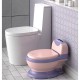 Olita Bebelusi, Flippy, pentru Copii 1 - 8 Ani, Model Toaleta Adulti, Colac Moale PVC, Compartiment Detasabil, Cutie Depozitare Hartie, 34 x 32 x 19 cm, Roz/Mov Olita Bebelusi, Flippy, pentru Copii 1 - 8 Ani, Model Toaleta Adulti, Colac Moale PVC, Compartiment Detasabil, Cutie Depozitare Hartie, 34 x 32 x 19 cm, Roz/Mov