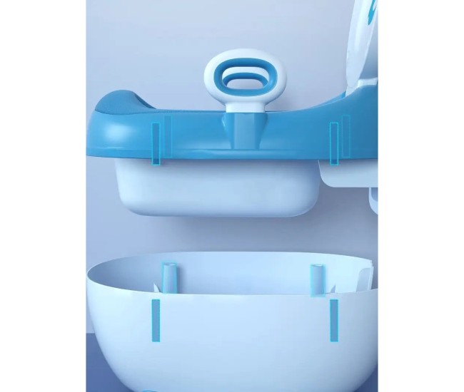 Olita pentru Copii, Flippy, +1an, Portabila, Design cu Ancora, cu Capac, Model Prietenos, Non-Toxic, Compartiment Detasabil, cu Manere, cu 4 Picioare, Usor de Curatat, 46*33*32 cm, Albastru Olita pentru Copii, Flippy, +1an, Portabila, Design cu Ancora, cu Capac, Model Prietenos, Non-Toxic, Compartiment Detasabil, cu Manere, cu 4 Picioare, Usor de Curatat, 46*33*32 cm, Albastru