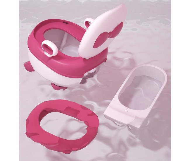 Olita pentru Copii, Flippy, +1an, Portabila, Design cu Fundita, cu Capac, Model Prietenos, Non-Toxic, Compartiment Detasabil, cu Manere, cu 4 Picioare, Usor de Curatat, 46*33*32 cm, Roz Olita pentru Copii, Flippy, +1an, Portabila, Design cu Fundita, cu Capac, Model Prietenos, Non-Toxic, Compartiment Detasabil, cu Manere, cu 4 Picioare, Usor de Curatat, 46*33*32 cm, Roz