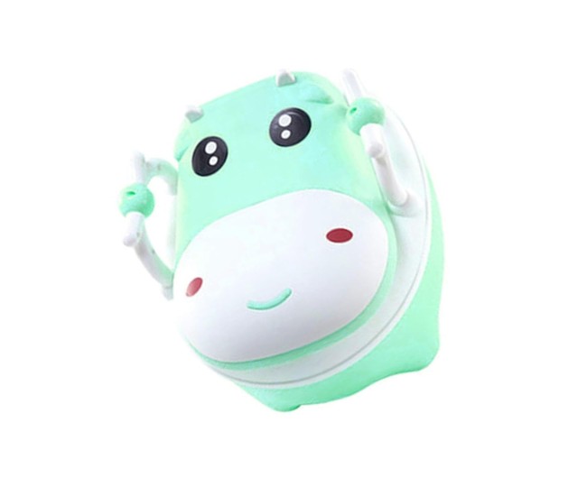 Olita pentru Copii, Flippy, +1an, Portabila, Design Vacuta cu Capac, Model Prietenos, Non-Toxic, cu Manere, Compartiment Detasabil, Perie Inclusa, Usor de Curatat, Verde Olita pentru Copii, Flippy, +1an, Portabila, Design Vacuta cu Capac, Model Prietenos, Non-Toxic, cu Manere, Compartiment Detasabil, Perie Inclusa, Usor de Curatat, Verde