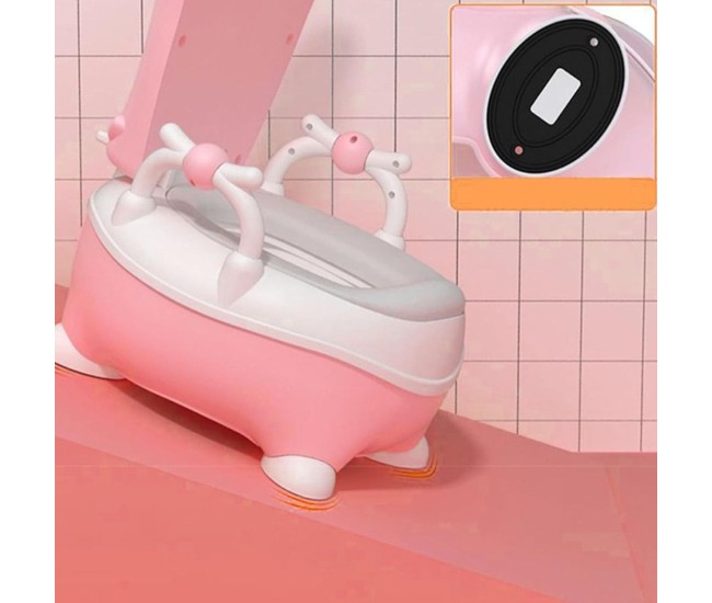 Olita pentru Copii, Flippy, +1an, Portabila, Design Vacuta cu Capac, Model Prietenos, Non-Toxic, cu Manere, Compartiment Detasabil, Perie Inclusa, Usor de Curatat, Roz Olita pentru Copii, Flippy, +1an, Portabila, Design Vacuta cu Capac, Model Prietenos, Non-Toxic, cu Manere, Compartiment Detasabil, Perie Inclusa, Usor de Curatat, Roz