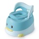 Olita pentru Copii, Flippy, +6 luni, Detasabila, cu Capac, Antiderapanta, din Plastic, Colac Moale, Model Ratusca, 38x32x30 cm, Albastru Olita pentru Copii, Flippy, +6 luni, Detasabila, cu Capac, Antiderapanta, din Plastic, Colac Moale, Model Ratusca, 38x32x30 cm, Albastru