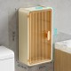 Organizator Cosmetice, Flippy, Montare pe Perete fara Perforare, 36.5x10.9x20 cm, din PP si ABS, Bej, Usa Transparenta Organizator Cosmetice, Flippy, Montare pe Perete fara Perforare, 36.5x10.9x20 cm, din PP si ABS, Bej, Usa Transparenta