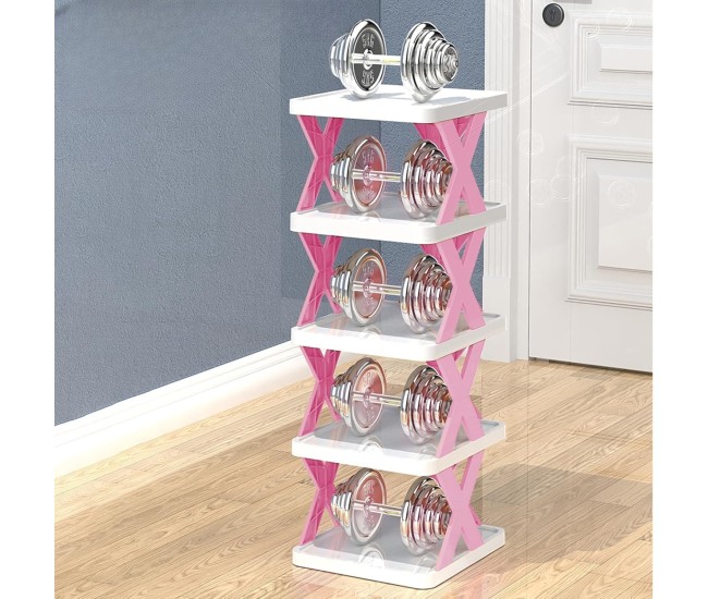 Organizator de Pantofi, Flippy, 5 Straturi, din ABS, Suport Modular, 65.5 x 24 x 26 cm, Mov Organizator de Pantofi, Flippy, 5 Straturi, din ABS, Suport Modular, 65.5 x 24 x 26 cm, Mov