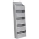 Organizator Suspendat pentru Usi, Flippy, din Nailon si Plasa, Baza de Carton Ingrosat, 5 Buzunare Principale + 5 Buzunare Laterale, 146 x 40 x 17 cm, 2 Carlige Incluse, Gri Organizator Suspendat pentru Usi, Flippy, din Nailon si Plasa, Baza de Carton Ingrosat, 5 Buzunare Principale + 5 Buzunare Laterale, 146 x 40 x 17 cm, 2 Carlige Incluse, Gri
