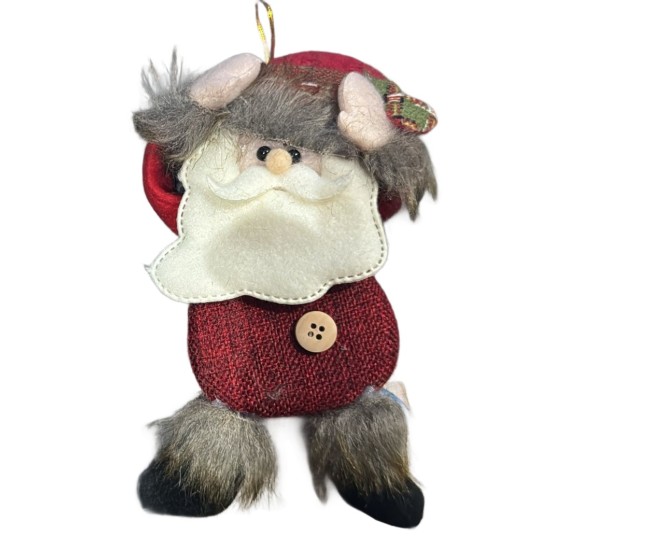 Figurina de Craciun, Flippy, pentru Brad, Tip Mosa Craciun, 5 x 7 cm, Multicolor