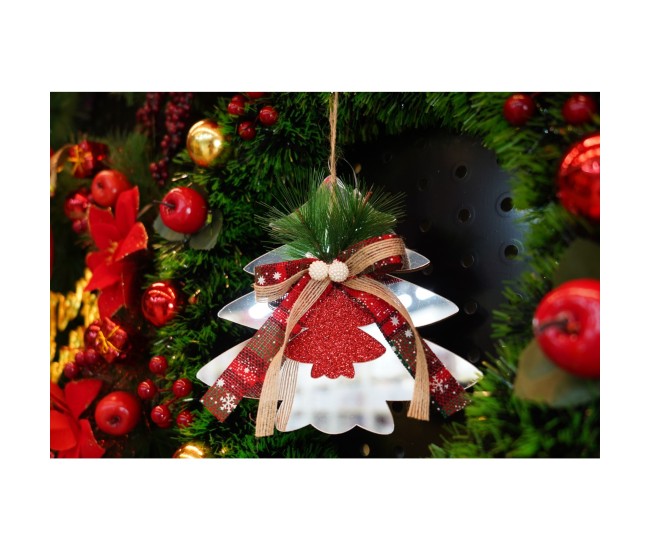 Ornament brad, Flippy, Brad, Argintiu, Lucios, 14*17CM, Acril, Interior/ Exterior Ornament brad, Flippy, Brad, Argintiu, Lucios, 14*17CM, Acril, Interior/ Exterior