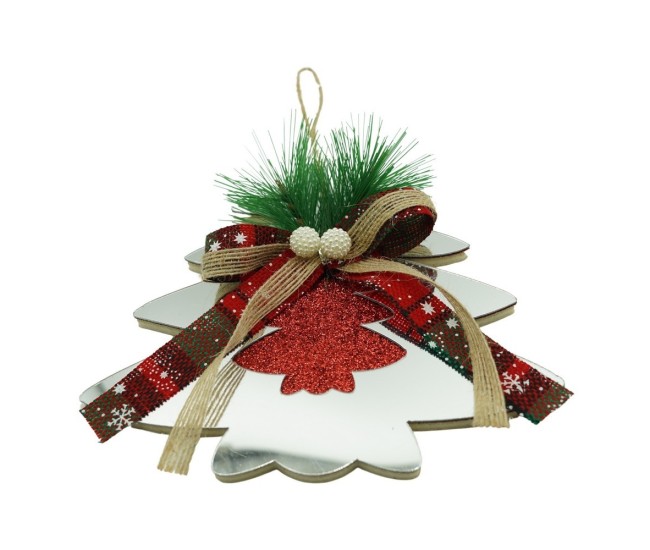 Ornament brad, Flippy, Brad, Argintiu, Lucios, 14*17CM, Acril, Interior/ Exterior Ornament brad, Flippy, Brad, Argintiu, Lucios, 14*17CM, Acril, Interior/ Exterior