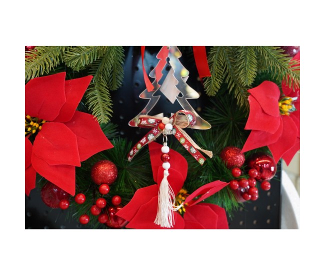 Ornament brad, Flippy, Brad, Argintiu, Lucios, 14*26CM, Acril, Interior/ Exterior