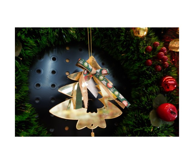 Ornament brad, Flippy, Brad, Auriu, Lucios, 14*26CM, Acril, Interior/ Exterior Ornament brad, Flippy, Brad, Auriu, Lucios, 14*26CM, Acril, Interior/ Exterior