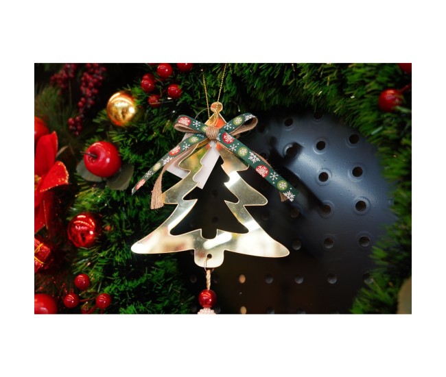 Ornament brad, Flippy, Brad, Auriu, Lucios, 15*28CM, Acril, Interior/ Exterior Ornament brad, Flippy, Brad, Auriu, Lucios, 15*28CM, Acril, Interior/ Exterior