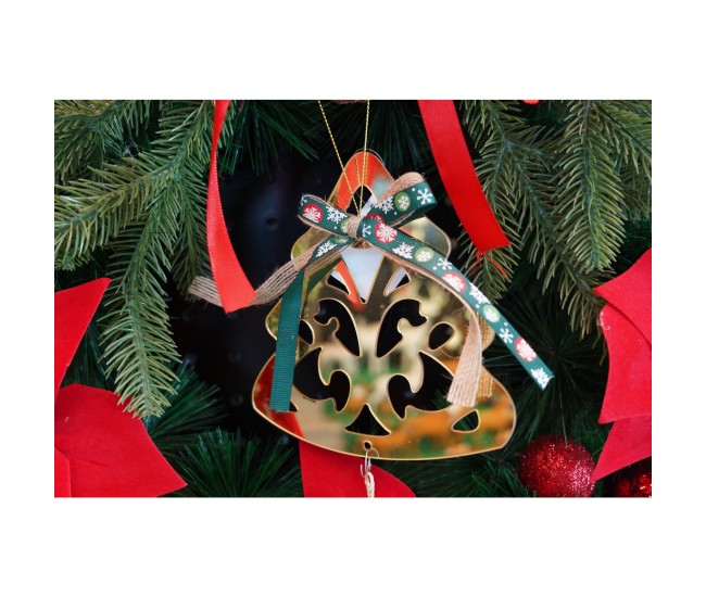 Ornament brad, Flippy, Brad, Auriu, Lucios, 15*28CM, Acril, Interior/ Exterior