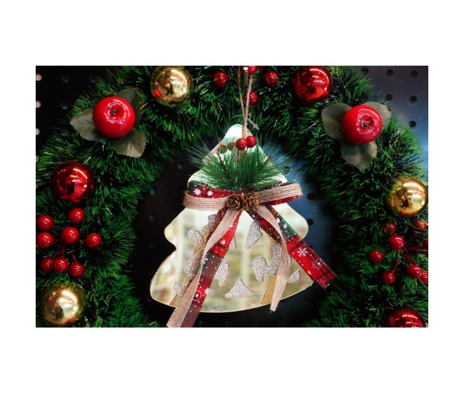 Ornament brad, Flippy, Brad, Auriu, Lucios, 16*17CM, Acril, Interior/ Exterior Ornament brad, Flippy, Brad, Auriu, Lucios, 16*17CM, Acril, Interior/ Exterior