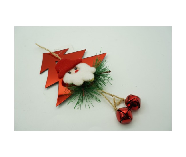 Ornament brad, Flippy, Brad cu clopotei, Rosu, Lucios, 15*20CM, Acril, Interior/ Exterior Ornament brad, Flippy, Brad cu clopotei, Rosu, Lucios, 15*20CM, Acril, Interior/ Exterior