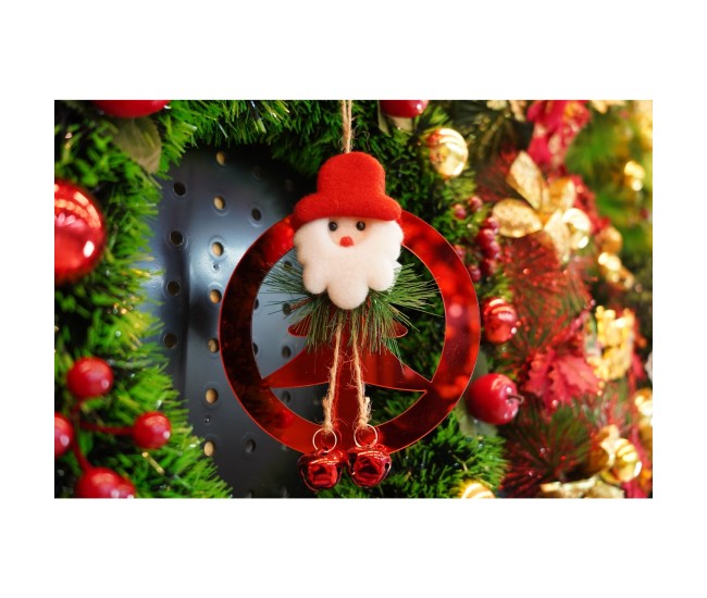 Ornament brad, Flippy, Brad cu clopotei, Rosu, Lucios, 15*20CM, Acril, Interior/ Exterior Ornament brad, Flippy, Brad cu clopotei, Rosu, Lucios, 15*20CM, Acril, Interior/ Exterior