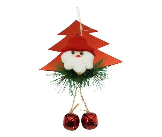 Ornament brad, Flippy, Brad cu clopotei, Rosu, Lucios, 15*20CM, Acril, Interior/ Exterior Ornament brad, Flippy, Brad cu clopotei, Rosu, Lucios, 15*20CM, Acril, Interior/ Exterior