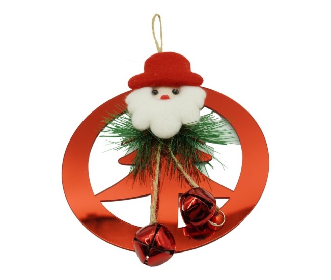 Ornament brad, Flippy, Brad cu clopotei, Rosu, Lucios, 15*20CM, Acril, Interior/ Exterior Ornament brad, Flippy, Brad cu clopotei, Rosu, Lucios, 15*20CM, Acril, Interior/ Exterior