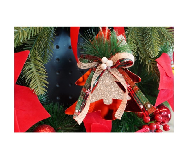 Ornament brad, Flippy, Brad, Rosu, Lucios, 14*16CM, Acril, Interior/ Exterior Ornament brad, Flippy, Brad, Rosu, Lucios, 14*16CM, Acril, Interior/ Exterior