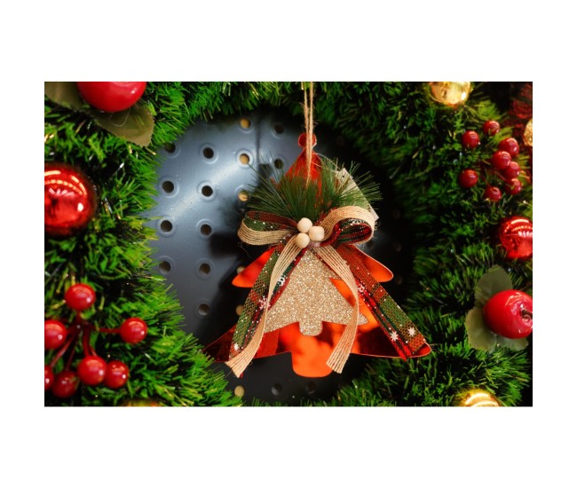 Ornament brad, Flippy, Brad, Rosu, Lucios, 14*16CM, Acril, Interior/ Exterior Ornament brad, Flippy, Brad, Rosu, Lucios, 14*16CM, Acril, Interior/ Exterior