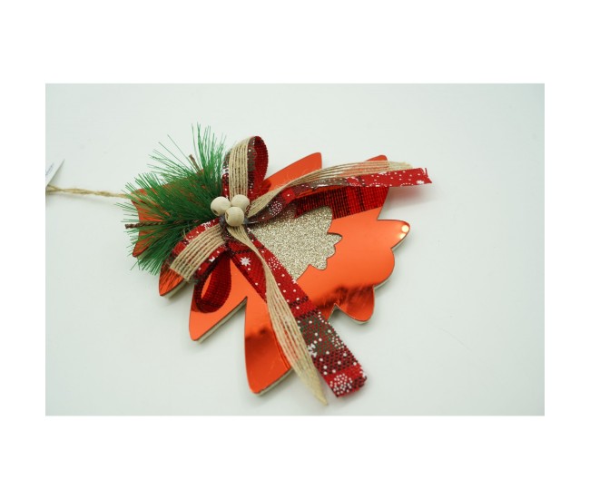 Ornament brad, Flippy, Brad, Rosu, Lucios, 14*16CM, Acril, Interior/ Exterior Ornament brad, Flippy, Brad, Rosu, Lucios, 14*16CM, Acril, Interior/ Exterior