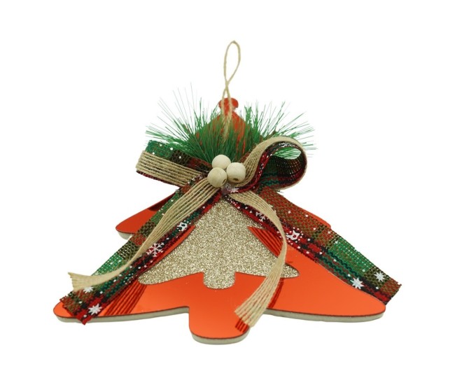 Ornament brad, Flippy, Brad, Rosu, Lucios, 14*16CM, Acril, Interior/ Exterior Ornament brad, Flippy, Brad, Rosu, Lucios, 14*16CM, Acril, Interior/ Exterior