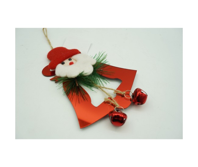 Ornament brad, Flippy, Clopotel, Rosu, Lucios, 15*20CM, Acril, Interior/ Exterior