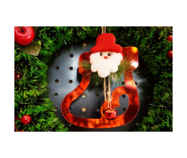 Ornament brad, Flippy, Gheata cu clopotei, Rosu, Lucios, 15*20CM, Acril, Interior/ Exterior Ornament brad, Flippy, Gheata cu clopotei, Rosu, Lucios, 15*20CM, Acril, Interior/ Exterior