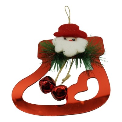 Ornament brad, Flippy, Gheata cu clopotei, Rosu, Lucios, 15*20CM, Acril, Interior/ Exterior Ornament brad, Flippy, Gheata cu clopotei, Rosu, Lucios, 15*20CM, Acril, Interior/ Exterior