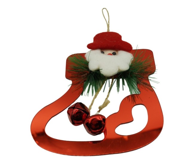 Ornament brad, Flippy, Gheata cu clopotei, Rosu, Lucios, 15*20CM, Acril, Interior/ Exterior Ornament brad, Flippy, Gheata cu clopotei, Rosu, Lucios, 15*20CM, Acril, Interior/ Exterior