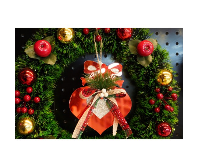 Ornament brad, Flippy, Inima, Rosu, Lucios, 15*15CM, Acril, Interior/ Exterior Ornament brad, Flippy, Inima, Rosu, Lucios, 15*15CM, Acril, Interior/ Exterior