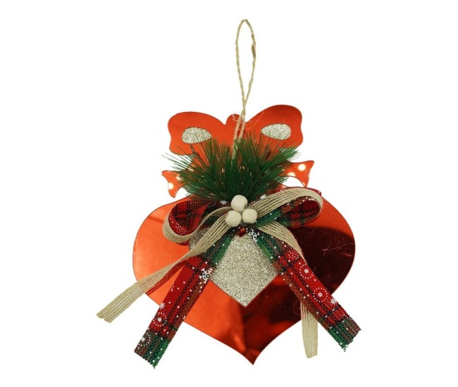 Ornament brad, Flippy, Inima, Rosu, Lucios, 15*15CM, Acril, Interior/ Exterior Ornament brad, Flippy, Inima, Rosu, Lucios, 15*15CM, Acril, Interior/ Exterior